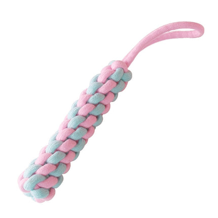 7 Corn Handle Stick Dog Molar Teeth Cleaning Toy Candy Color Woven Cotton Rope-garmade.com