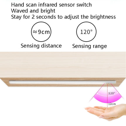 2 PCS 20cm LED Induction Cabinet Lamp USB Smart Sensing Light Strip(Whte)-garmade.com