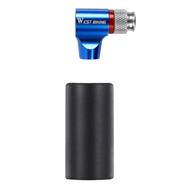 Bicycle CO2 Portable Mini Pump(Blue)-garmade.com