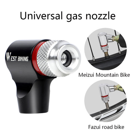 Bicycle CO2 Portable Mini Pump(Indicate Silver)-garmade.com