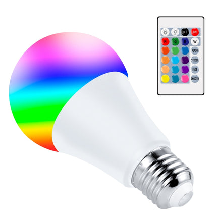 2 PCS 5W Smart Remote Control RGB Bulb Light 16 Color Lamp(White)-garmade.com