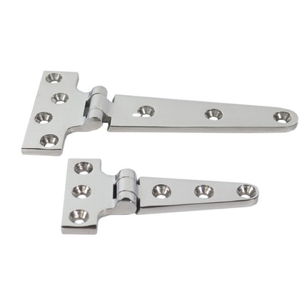 T-Shaped Hinge Thickened Stainless Steel Cabinet Glass Door Hinge, Specification: 100x54x4.8mm-garmade.com