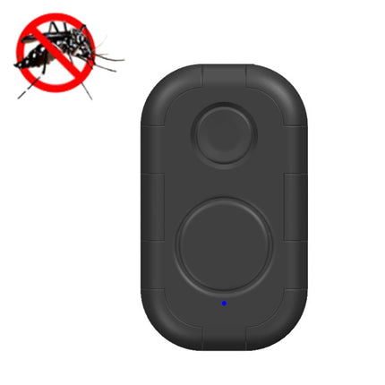 H20 Ultrasonic USB Mosquito Repellent Portable Outdoor Mini Insect Repellent(Black)-garmade.com