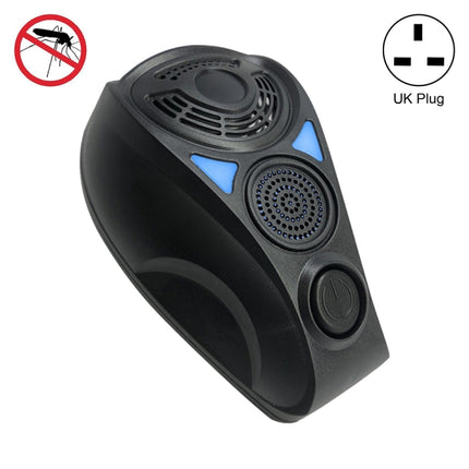PR-1929 Ultrasonic Mouse Repellent Mosquito Repellent, Product Specifications: UK Plug(Black)-garmade.com
