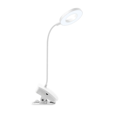 Touch LED Table Light Smart Read Night Light Desk Folding USB Eye Protection Light(Annular)-garmade.com