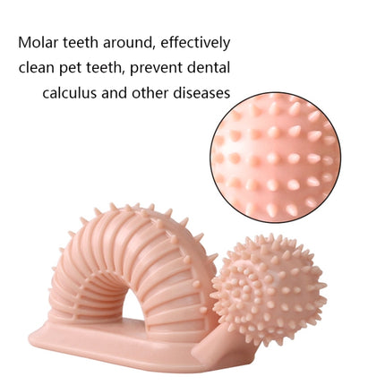 BG-5007 Pet Training Interactive Chewing Toy Toothbrush Bite Resistant Dog Chewing Molar Tooth Cleaning Stick(Blue)-garmade.com