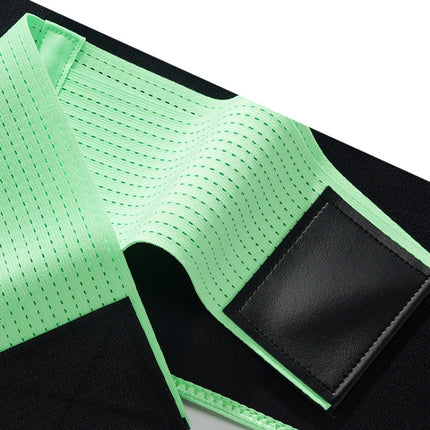 Fitness Protective Gear Sports Training Abdominal Belt Compression Sweat Protective Belt, Specification: S (90 x 20cm)(Green)-garmade.com