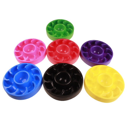 2 PCS Dog Slow Food Bowl Pet Tattoo Deflection Bowl, Specification: Colorful Package(Black)-garmade.com