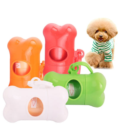 10 PCS BG-W085 Pet Bone Type Garbage Box Toilet Picker And Practical Pet Cleaning Supplies Color Random Delivery-garmade.com