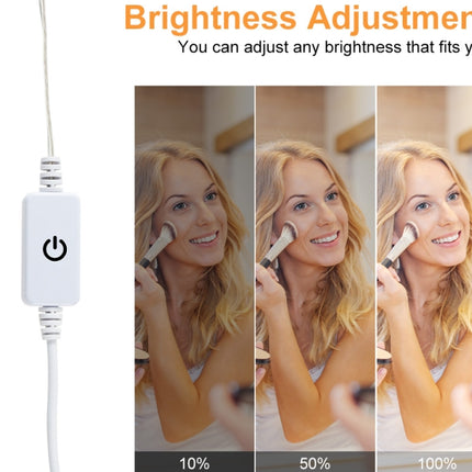 14 in 1 LED Mirror Front Lamp USB Touch Sensor Switch Makeup Live Broadcast Fill Light-garmade.com