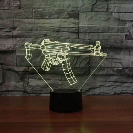 FS-4547 3D Night Light LED Acrylic Visual Light, USB Touch Version-garmade.com