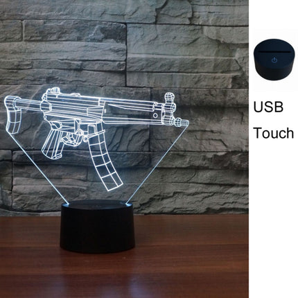 FS-4547 3D Night Light LED Acrylic Visual Light, USB Touch Version-garmade.com