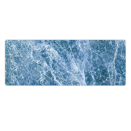 300x700x3mm Marbling Wear-Resistant Rubber Mouse Pad(Blue Marble)-garmade.com