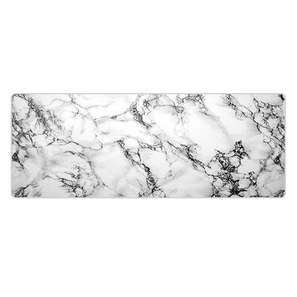 300x700x3mm Marbling Wear-Resistant Rubber Mouse Pad(Mountain Ripple Marble)-garmade.com