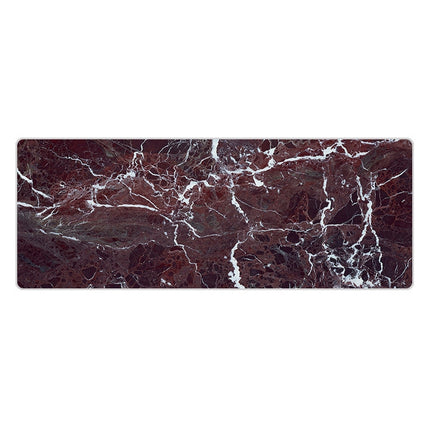 300x700x4mm Marbling Wear-Resistant Rubber Mouse Pad(Fraglet Marble)-garmade.com