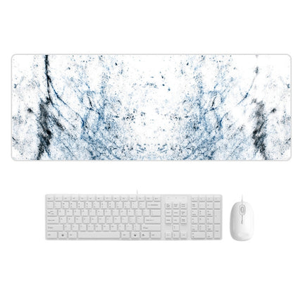 300x800x2mm Marbling Wear-Resistant Rubber Mouse Pad(HD Marble)-garmade.com