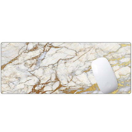 300x800x2mm Marbling Wear-Resistant Rubber Mouse Pad(Cool Starry Sky Marble)-garmade.com
