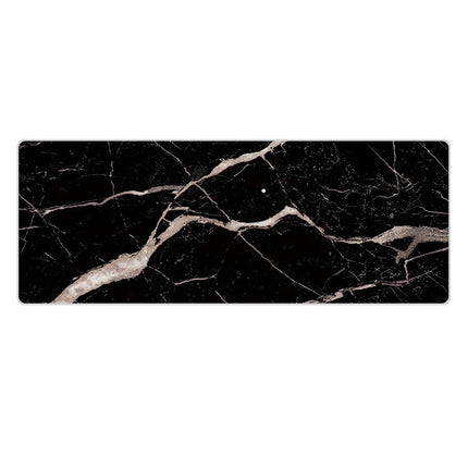 300x800x3mm Marbling Wear-Resistant Rubber Mouse Pad(Stone Tile Marble)-garmade.com