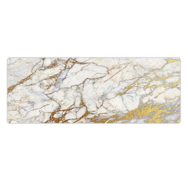300x800x4mm Marbling Wear-Resistant Rubber Mouse Pad(Exquisite Marble)-garmade.com