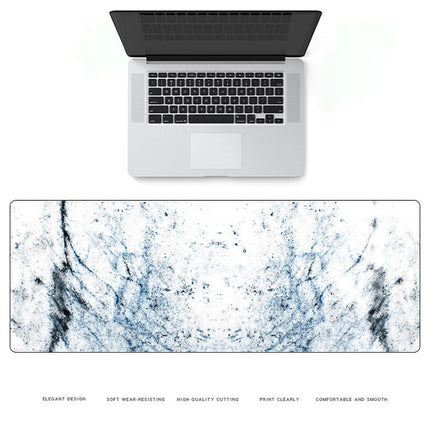 300x800x4mm Marbling Wear-Resistant Rubber Mouse Pad(Agate Marble)-garmade.com