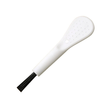 100 PCS ZX-008 Plastic Mini Brush Mobile Phone Screen Mosquito Killer Lamp Humidifier Keyboard Cleaning Brush(White Handle Black Hair)-garmade.com