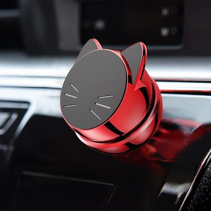 Multifunctional Magnetic Sticking Type Mobile Phone Car Holder(Colorful Red)-garmade.com