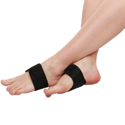 2 PCS Flat Foot Orthopedic Insole Arch Support Orthopedic Insole High Arch Pad, Size: Free Size(Black)-garmade.com