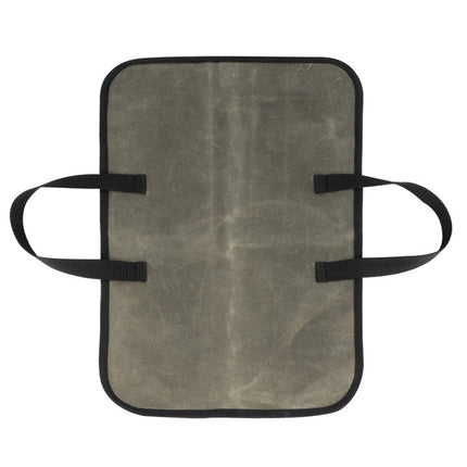 Chef Knife Storage Bag Canvas Knife Handbag(Army Green)-garmade.com