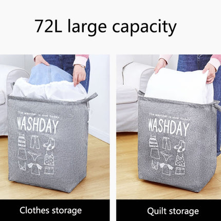weekeight 2 PCS Clothing Quilt Storage Bag Household Moving Luggage Organizer Bag, Colour: Pink-garmade.com