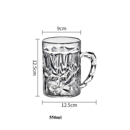 550ml No. 13 Cup Acrylic Beer Glass KTV Bar Beer Glass-garmade.com