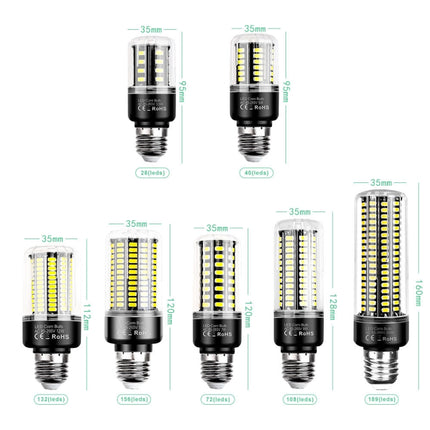 12W 5736 LED Corn Light Constant Current Width Pressure High Bright Bulb(E27 White)-garmade.com
