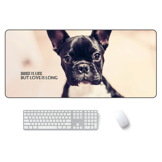 300x700x4mm AM-DM01 Rubber Protect The Wrist Anti-Slip Office Study Mouse Pad( 30)-garmade.com