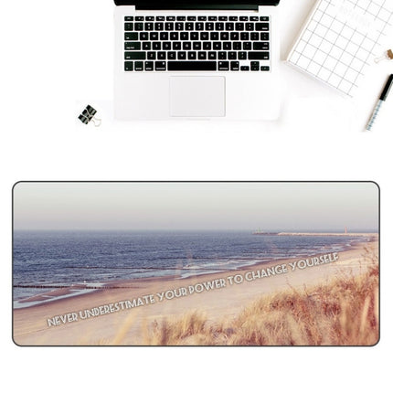 300x700x4mm AM-DM01 Rubber Protect The Wrist Anti-Slip Office Study Mouse Pad( 25)-garmade.com