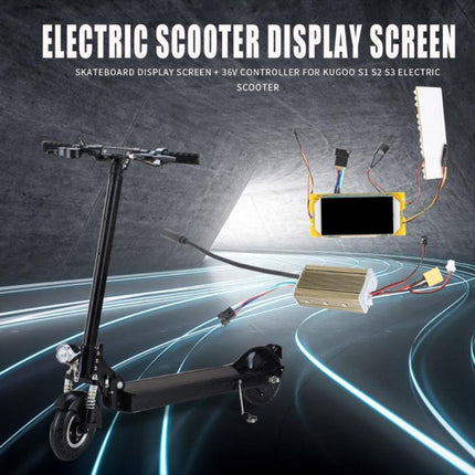 Electric Scooter LED Display Screen Main Control Board Replacement Accessories For Kugoo S1 / S2 / S3 Series Controller+Display-garmade.com