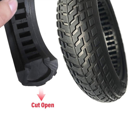 8.5 Inch Electric Scooter Hollow Explosion-Proof Tire Rubber Anti-Stab Tire For Xiaomi Mijia M365 / M365 Pro(Black)-garmade.com