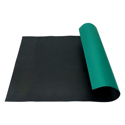 Anti-Static Shuttle Pad Wear-Resistant Acid And Alkali Flame Retardation Pad PVC Anti-Static Rubber, Specification: 0.8mx1.2mx 2mm (Ordinary Green)-garmade.com