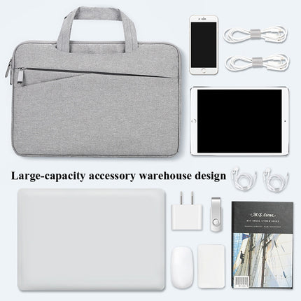 BUBM FMBX Laptop Liner Bag Business Computer Bag Large-Capacity Computer Handbag, Size: 13 inch(Gray)-garmade.com