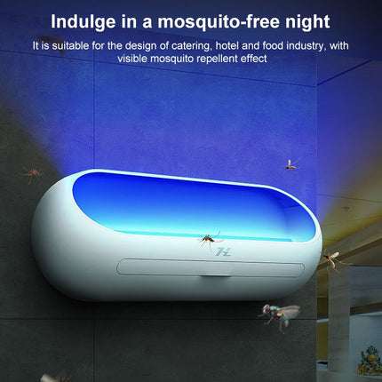 HanZhang Sticky Trap Mosquito Lamp Restaurant Hotel Hanging Electronic Fly Killer CN Plug, Specification: White 16W Double Lamp Tube 2 Light Tube-garmade.com