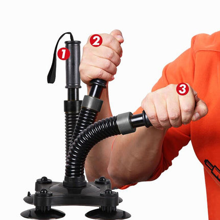 Wrist Power Device Grip Device Men Training Wrist Power Sports Equipment, Specification: 45-50LB (Black)-garmade.com