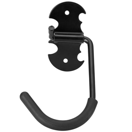 2 PCS Bicycle Butterfly Wall Hanging Hook Parking Rack Hanging Wall Bicycle Display Stand(Wide Version Black)-garmade.com