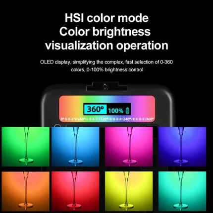 N69 2500-9000K+RGB Camera Fill Light Small Full Color Photography Light Portable Handheld Night Light LED Pocket Light-garmade.com