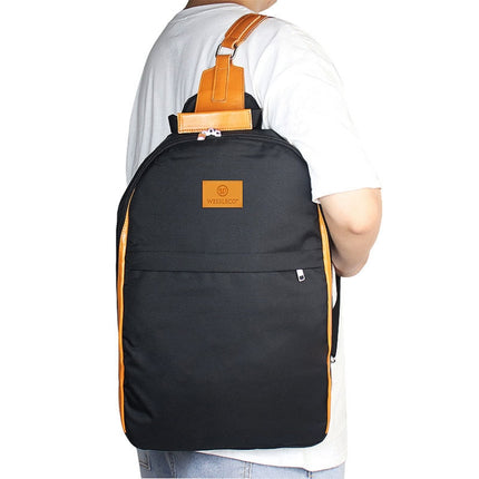 WESSLECO CL-117 Outdoor Camping Chef Cutter Bag Oxford Cloth Shoulder Portable Tableware Storage Bag(Black)-garmade.com
