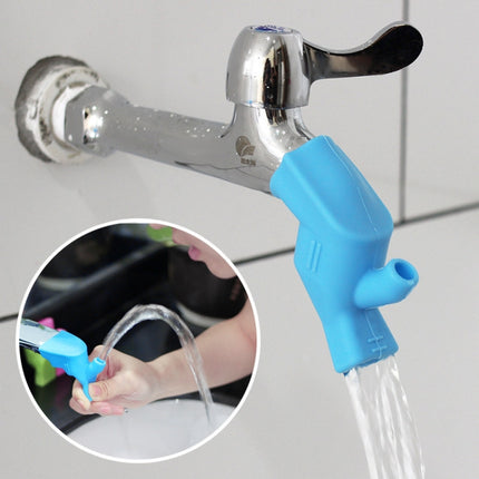 10 PCS 2 in 1 Travel Portable Simple Mouthwash Cup Silicone Faucet Extension Extender Children Hand Washing Device Sink(Random Color Delivery)-garmade.com