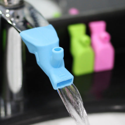 10 PCS 2 in 1 Travel Portable Simple Mouthwash Cup Silicone Faucet Extension Extender Children Hand Washing Device Sink(Random Color Delivery)-garmade.com