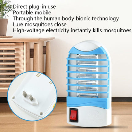 Electric Shock Mosquito Lamp Home Mute Mosquito, CN Plug(Random Color Delivery)-garmade.com