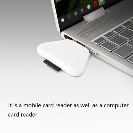 LCOP 5 in 1 Triangle Mobile Phone Computer Card Reader OTG Card Reader-garmade.com