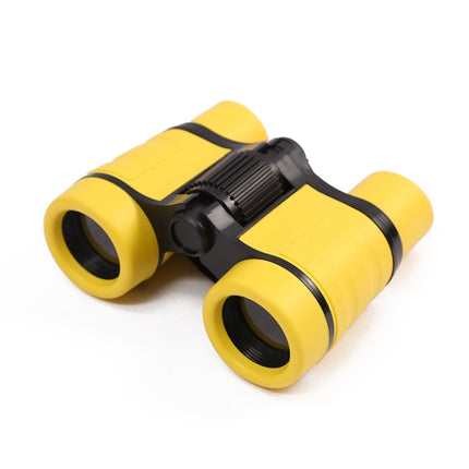 2 PCS Student Binoculars HD Children Telescope(Yellow)-garmade.com
