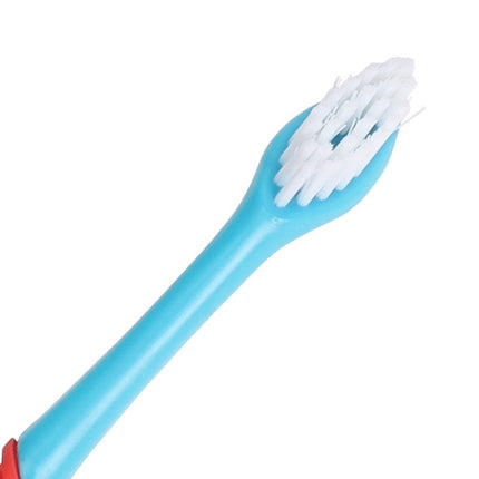 10 PCS Pet Double-Head Toothbrush Pet Oral Cleaning Products(Blue)-garmade.com