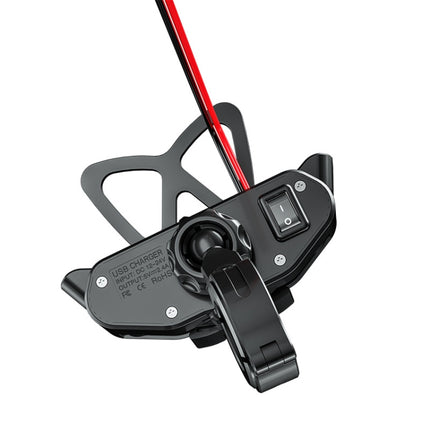 M10 2.4A Charging Version Kewig Motorcycle Electric Car Mobile Phone Navigation Waterproof Bracket-garmade.com