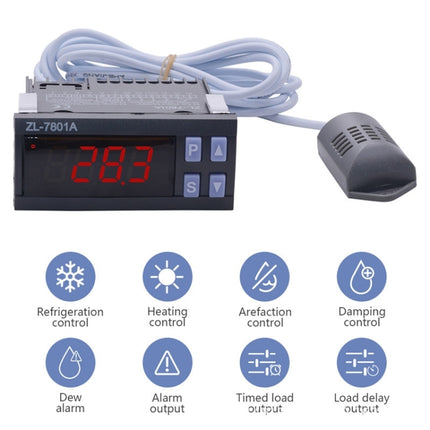 ZL-7801A Dual Output Intelligent Temperature And Humidity Conductor Automatic Temperature Conductor-garmade.com
